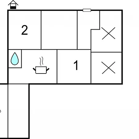 公寓 Two-bedroom In V *
